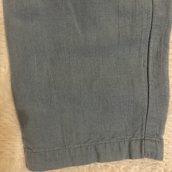 Calvin Klein linen pants green 10 Petite - Picture 7 of 16